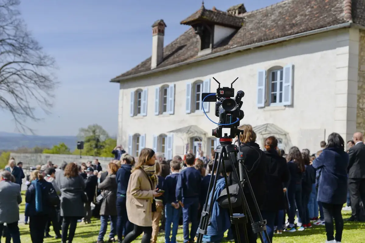 Captation d’une commémoration au Mémorial d’Izieu